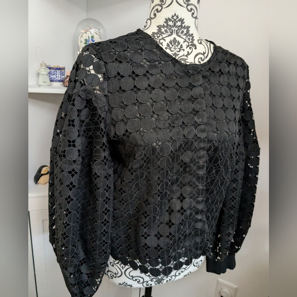 Black Lace Blazer